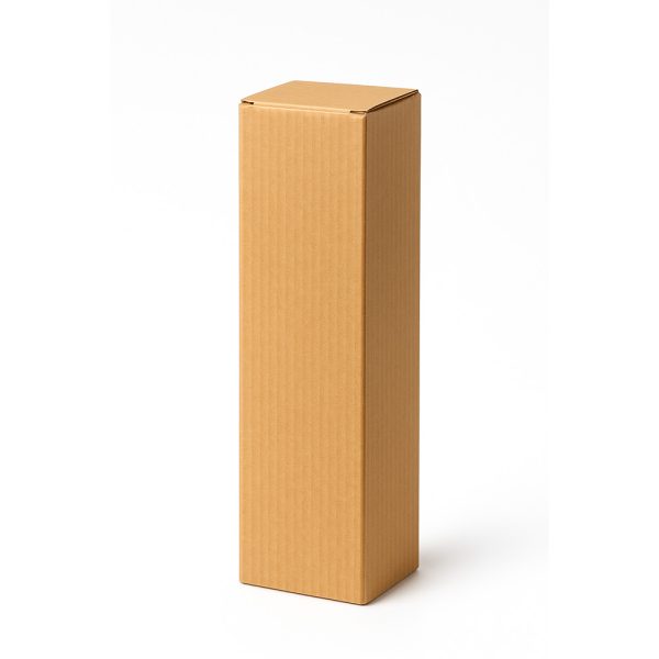 SecureShip® 5 Ply Corrugated Carton Box – Brown Kraft Packaging (4x4x12 in)
