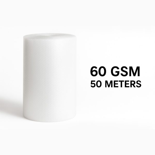 SecureShip® 60 GSM Heavy-Duty Bubble Wrap Roll – Protective Packaging for Fragile Shipments (1m Width)