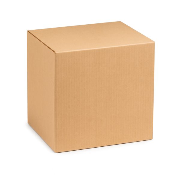 SecureShip® 3 Ply Corrugated Carton Box – Brown Kraft Packaging (8x8x8 in)