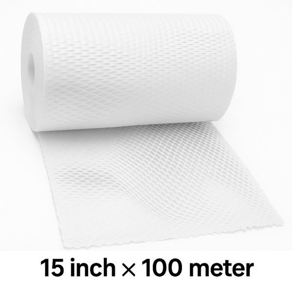 SecureShip® Eco – Friendly Honeycomb Paper Wrap Roll – Plastic – Free Cushioning for E – commerce Shipping (15 – inch Width)