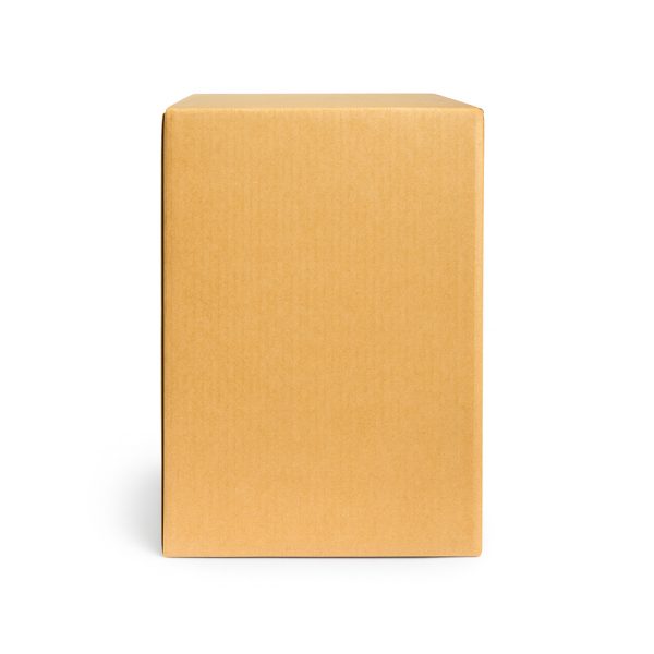 SecureShip® 3 Ply Corrugated Carton Box – Brown Kraft Packaging (8x8x12 in)