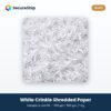 SecureShip white crinkle shredded paper