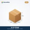 3 ply brown corrugated box, 6 x 6 x 6 inches (L x W x H)