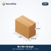 5 ply brown corrugated box, 18 x 10 x 14 inches (L x W x H)