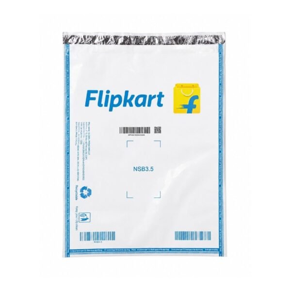SecureShip Flipkart opaque courier bag with barcode, peel and seal