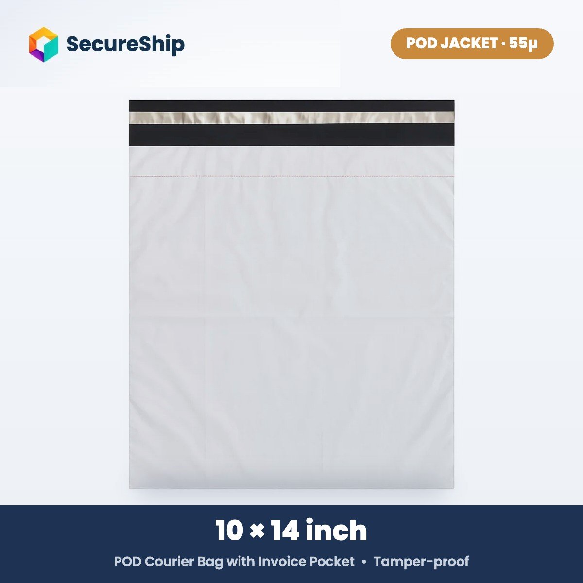 SecureShip pod courier bag 10x14 inch