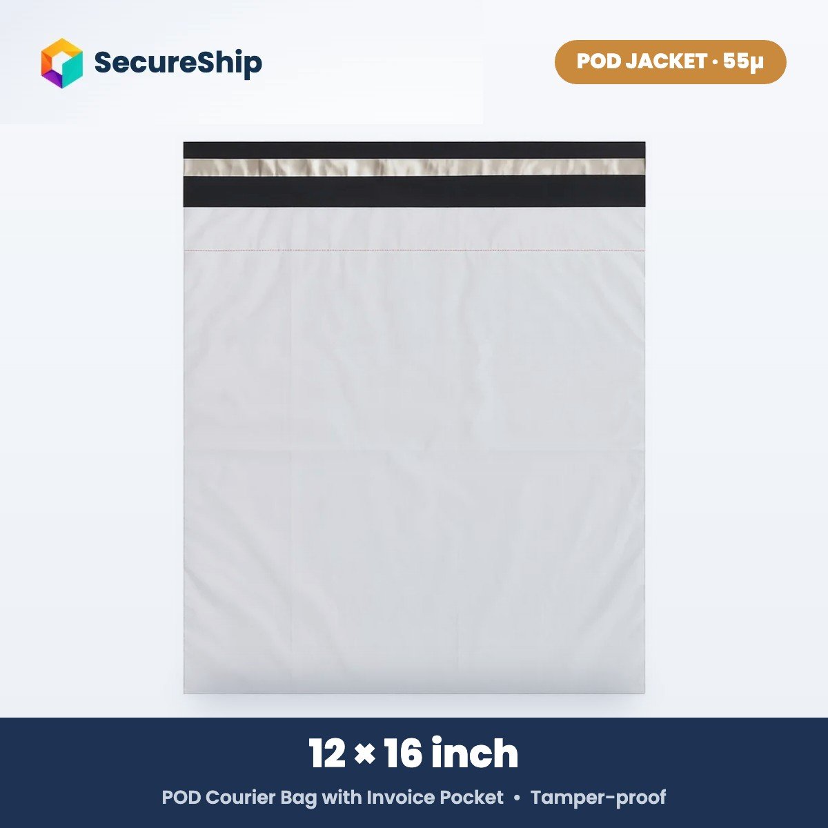 SecureShip pod courier bag 12x16 inch