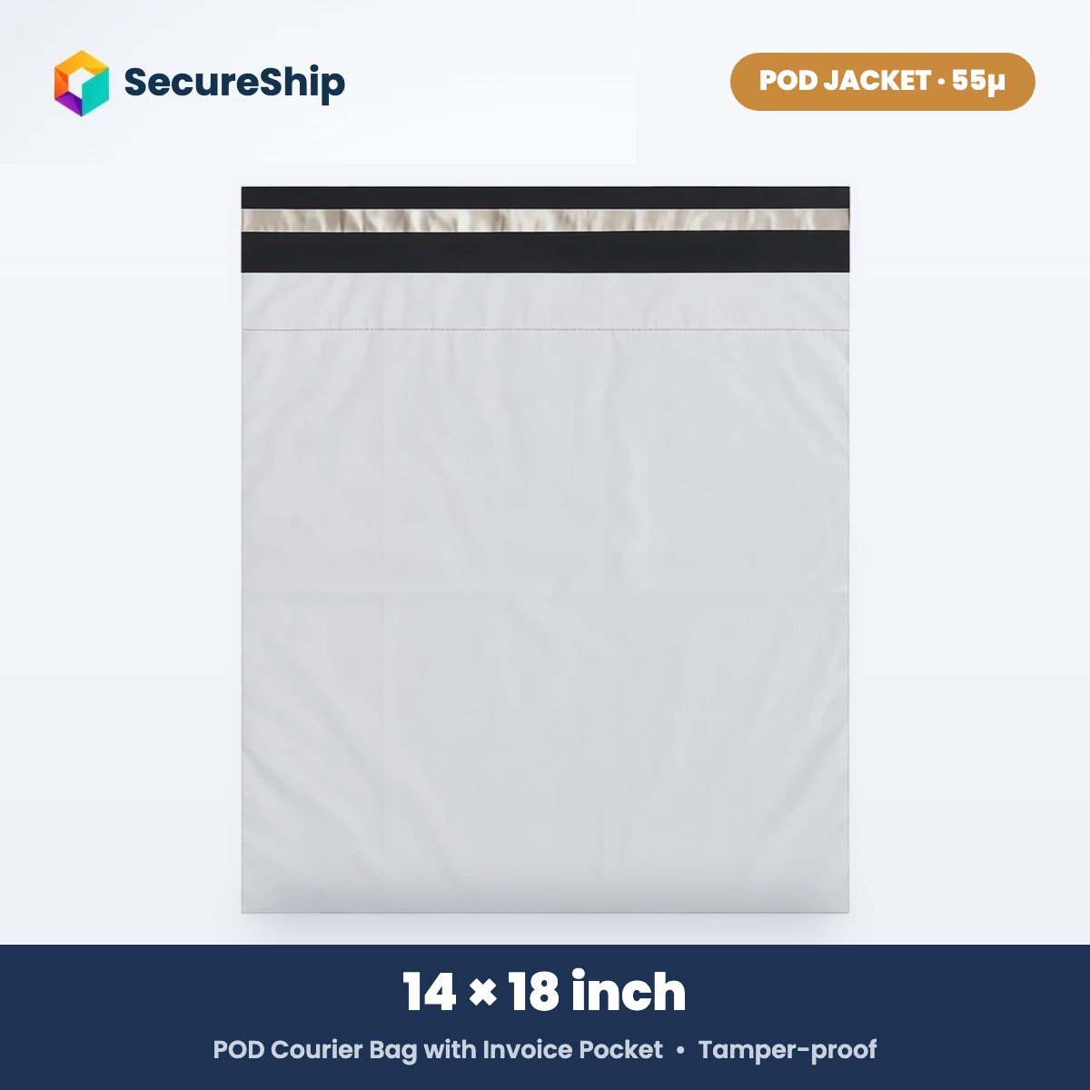 SecureShip pod courier bag 14x18 inch