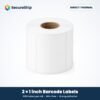SecureShip Direct Thermal Label 2x1 inch